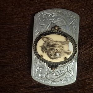 Vintage Dog Belt Buckle
